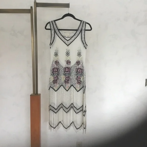 dresses for cocktail evening Sparkly Midi Evening Dress Ramona Brown / US 2
